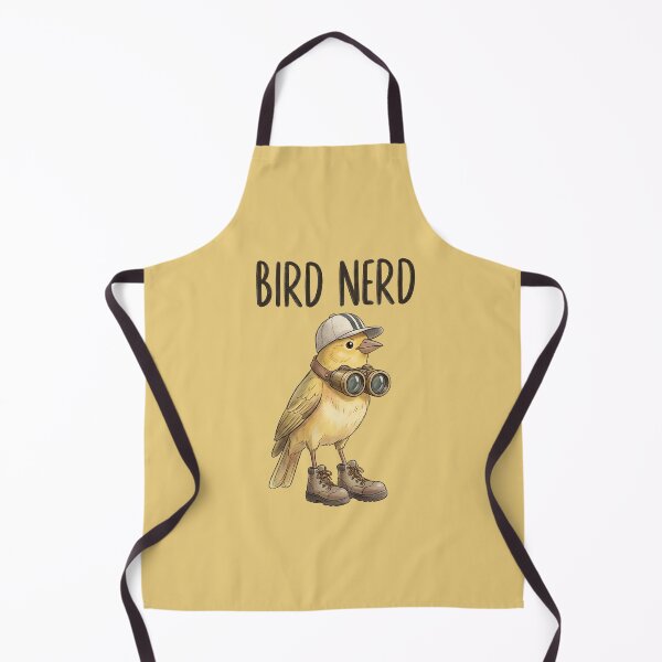 Item preview, Bird Nerd Cute Yellow Canary Birdwatching Illustration designed and sold by tarzbol.