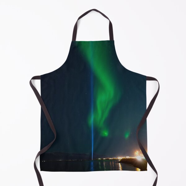 Item preview, The Northern Lights and Peace Light in Iceland designed and sold by Scott-Tilley Photography.