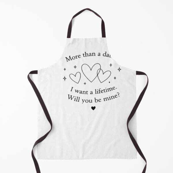 Item preview, More Than a Date, I Want a Lifetime – Will You Be Mine? Romantic Minimalist Quote designed and sold by MotivArtes.
