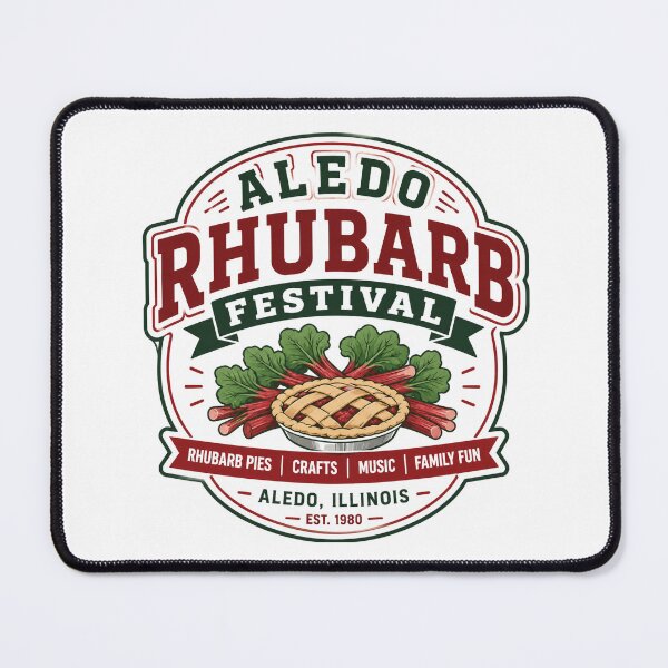 Item preview, Aledo Rhubarb Festival Illinois Design designed and sold by Combat Skies.