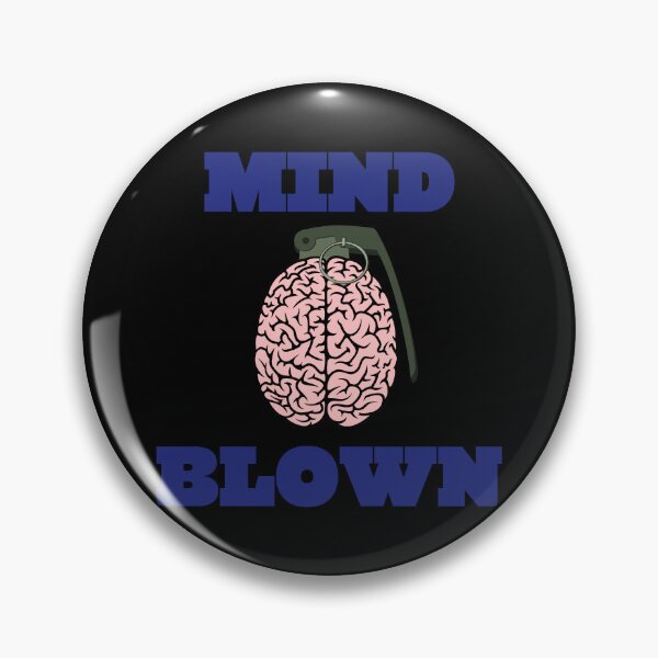 Item preview, Mind Blown – Exploding Brain Grenade Design for Big Thinker designed and sold by SnarkSharks.