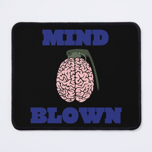 Item preview, Mind Blown – Exploding Brain Grenade Design for Big Thinker designed and sold by SnarkSharks.