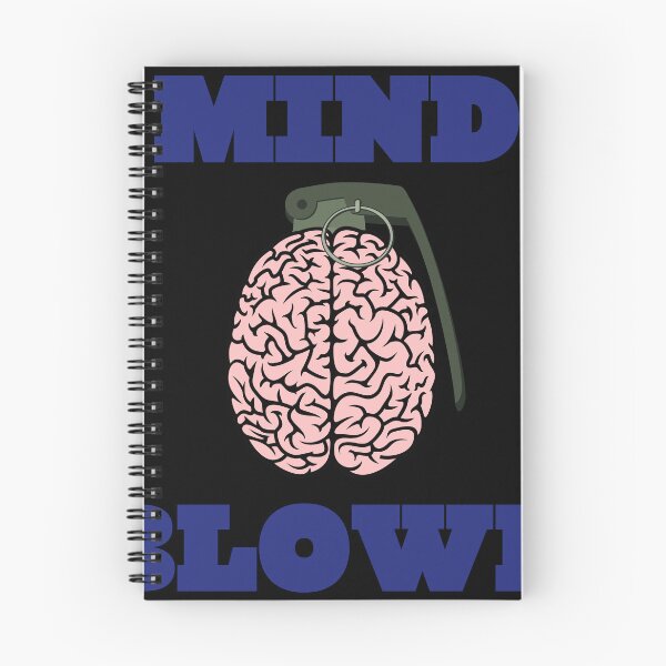 Item preview, Mind Blown – Exploding Brain Grenade Design for Big Thinker designed and sold by SnarkSharks.