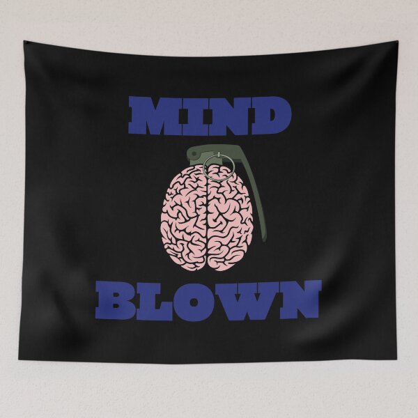 Item preview, Mind Blown – Exploding Brain Grenade Design for Big Thinker designed and sold by SnarkSharks.