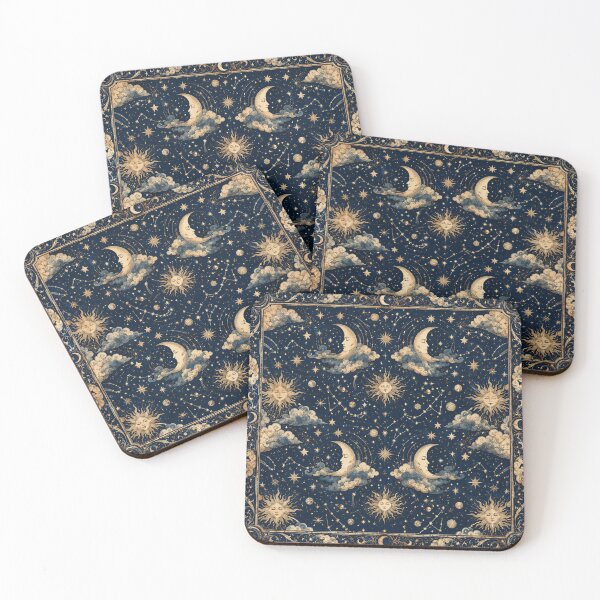 Item preview, Vintage Celestial Storybook Print designed and sold by PureVintageLove.