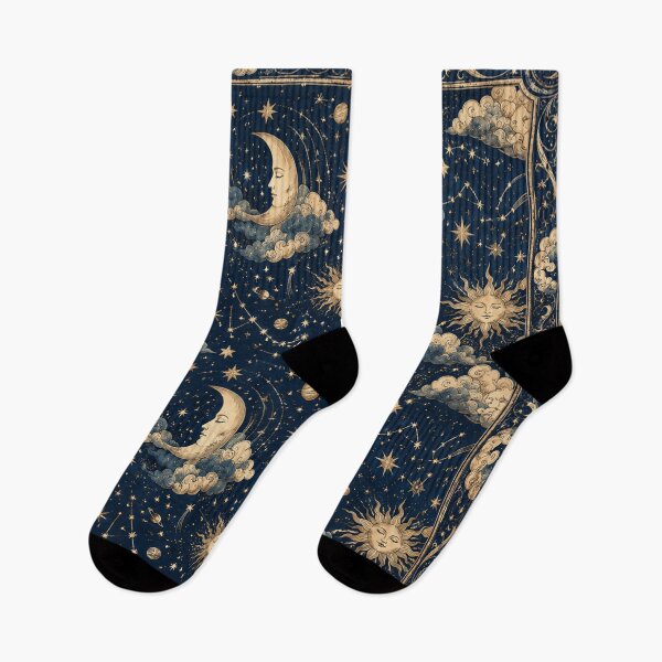 Item preview, Vintage Celestial Storybook Print designed and sold by PureVintageLove.