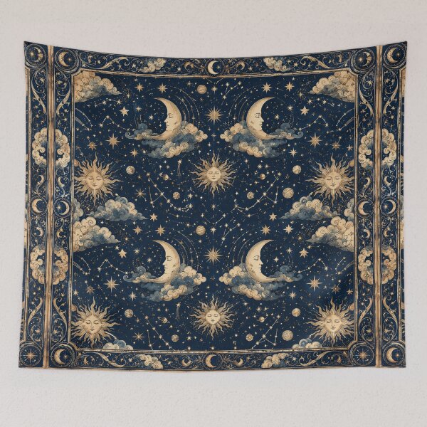 Item preview, Vintage Celestial Storybook Print designed and sold by PureVintageLove.