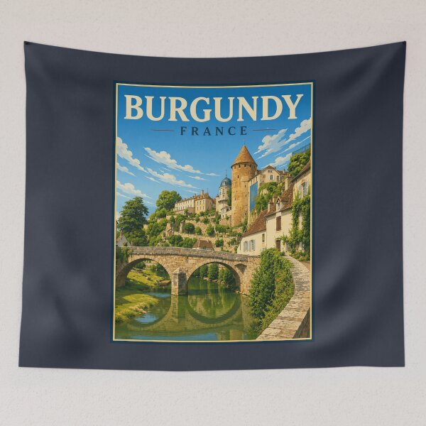 Item preview, Burgundy - France designed and sold by GoodOldVintage.
