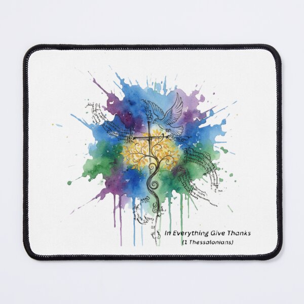 Item preview, In Everything Give Thanks (1 Thessalonians) - Watercolour designed and sold by Boysmom21.