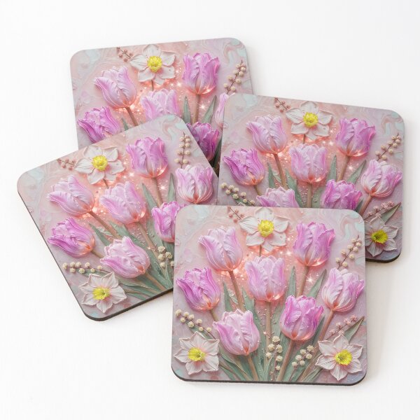 Item preview, Blush tulip & daffodil dream designed and sold by Karaburmagirl.