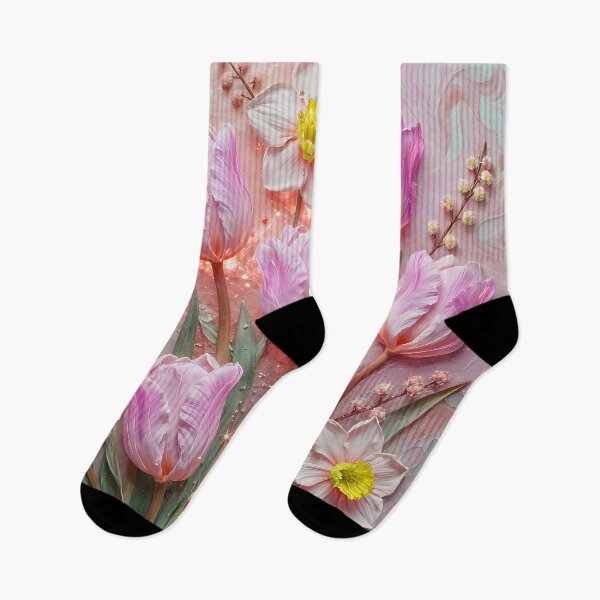 Item preview, Blush tulip & daffodil dream designed and sold by Karaburmagirl.