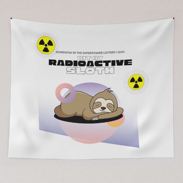 Item preview, Radioactive Sloth designed and sold by SnarkSharks.