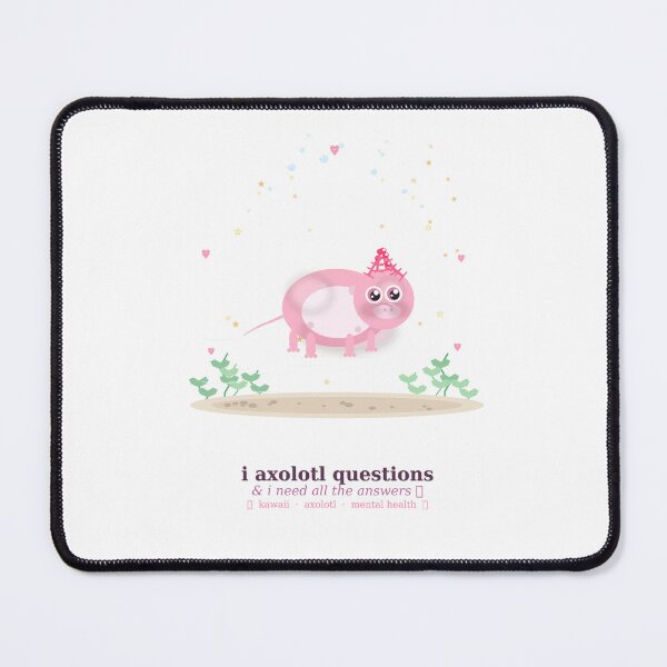 Item preview, Kawaii Axolotl Funny Cute Sticker designed and sold by happyshirt27.