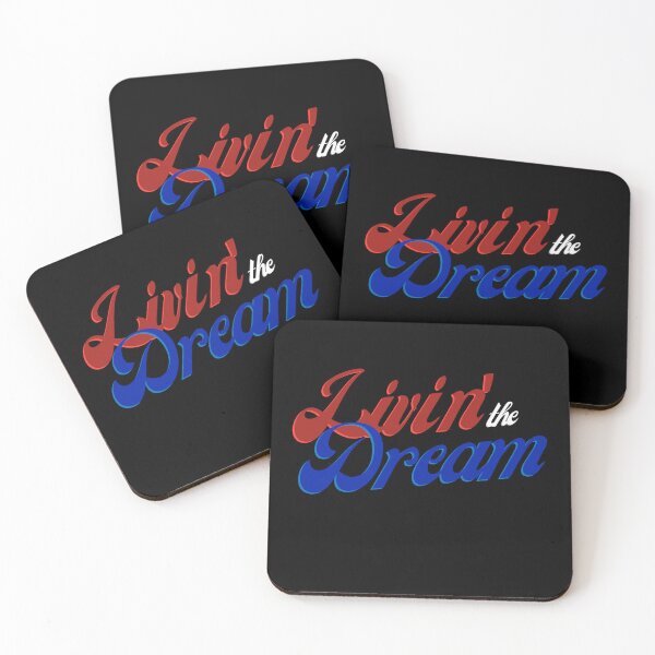 Item preview, Livin’ the Dream - Red, White and Blue designed and sold by SnarkSharks.