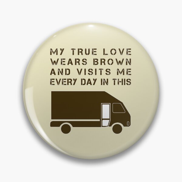 Item preview, Online Shopper - My True Love Wears Brown designed and sold by SnarkSharks.