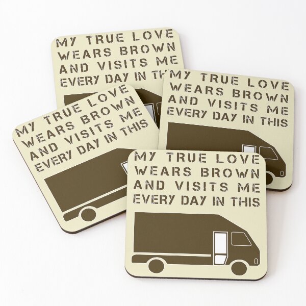 Item preview, Online Shopper - My True Love Wears Brown designed and sold by SnarkSharks.