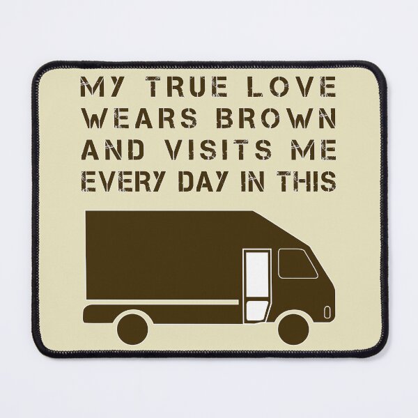 Item preview, Online Shopper - My True Love Wears Brown designed and sold by SnarkSharks.
