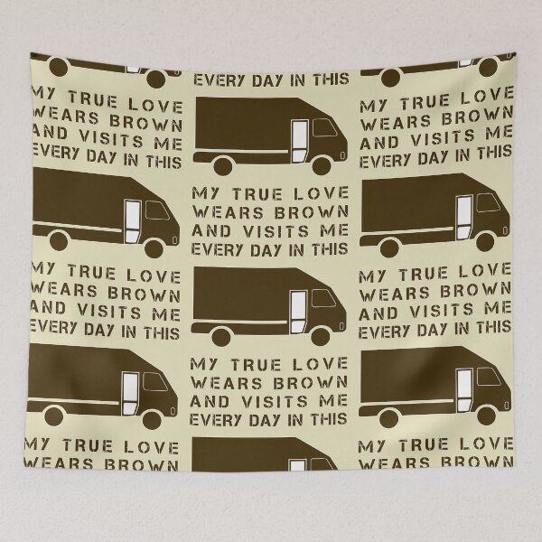 Item preview, Online Shopper - My True Love Wears Brown designed and sold by SnarkSharks.