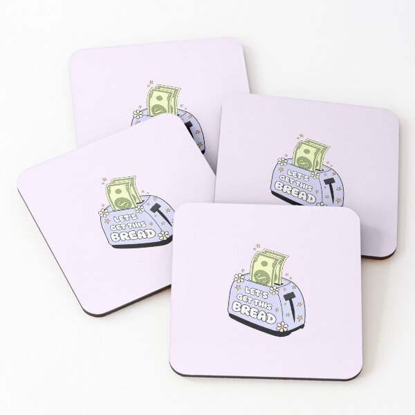 Item preview, Let’s Get This Bread - Funny purple Toaster designed and sold by HuesMeows.