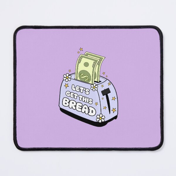 Item preview, Let’s Get This Bread - Funny purple Toaster designed and sold by HuesMeows.