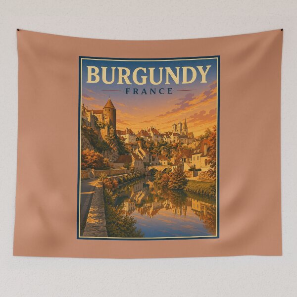 Item preview, Burgundy - France designed and sold by GoodOldVintage.