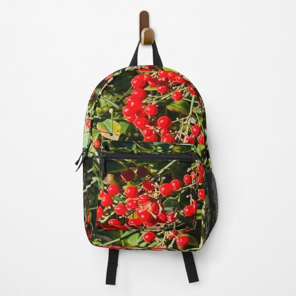 Item preview, Vibrant Red Winterberry Cluster and Evergreen Foliage designed and sold by BalkanBloom.