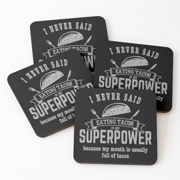 Item preview, My Superpower is Eating Tacos designed and sold by SnarkSharks.