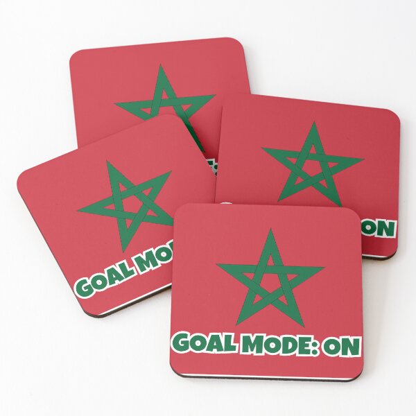 Item preview, Morocco Soccer Fan Shirt – GOALMODE: ON Football Tee designed and sold by LovelyHappyGift.