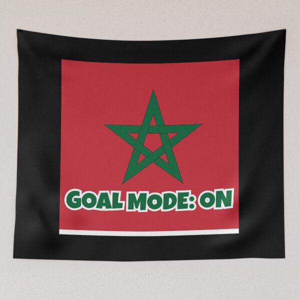Item preview, Morocco Soccer Fan Shirt – GOALMODE: ON Football Tee designed and sold by LovelyHappyGift.