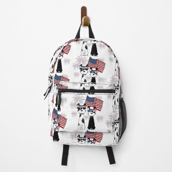 Item preview, Patriotic Dogs with Fireworks designed and sold by m2inspiration.