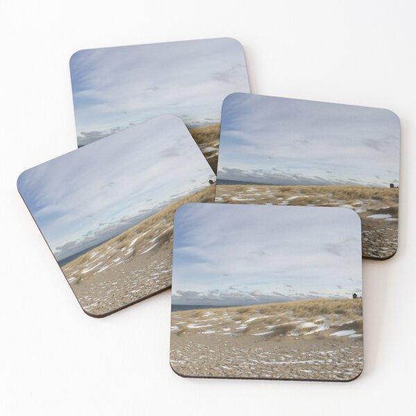 Item preview, Winter Snow on Provincetown Beach Dunes designed and sold by TCB-Studio.
