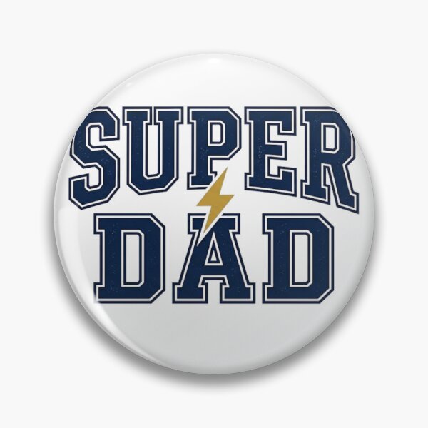 Item preview, Super Dad Retro Varsity Lightning Bolt Father's Day designed and sold by PACS0011.