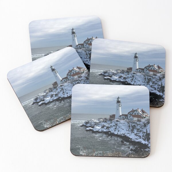 Item preview, Portland Head Lighthouse in Maine during Winter designed and sold by TCB-Studio.