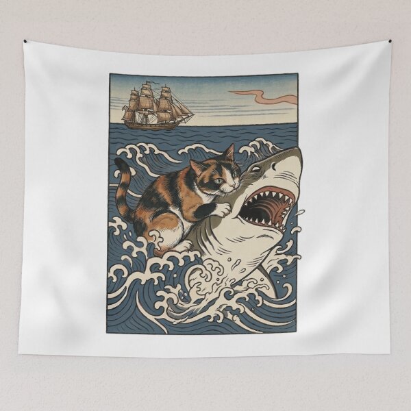 Item preview, Epic Battle: Jaby the Cat and The Great White designed and sold by Bobo-fish.