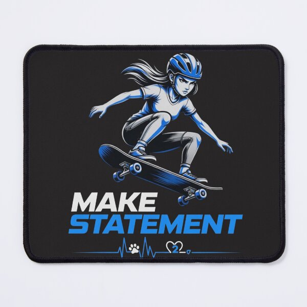 Item preview, Make Statement Skateboard Girl | Vibrant Skater Heartbeat  designed and sold by ekemarket.