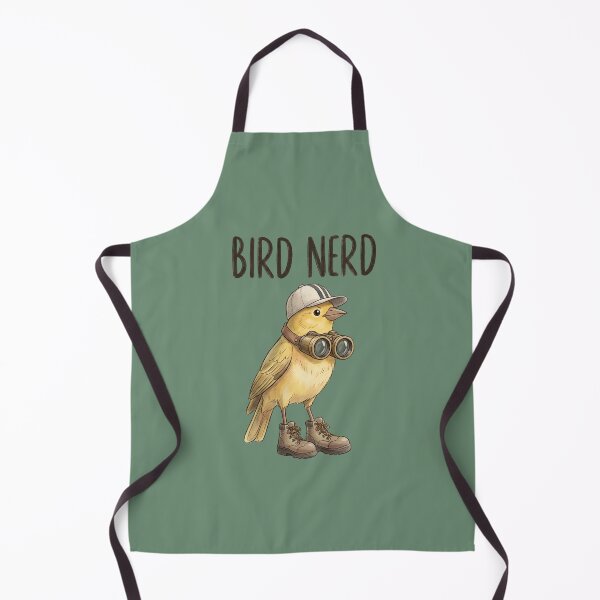 Item preview, Bird Nerd Cute Yellow Canary Birdwatching Illustration designed and sold by tarzbol.