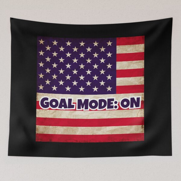 Item preview, USA Soccer Fan Shirt – GOALMODE: ON Football Tee designed and sold by LovelyHappyGift.