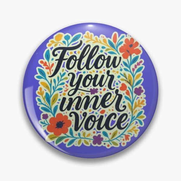Item preview, Follow Your Inner Voice Vintage Floral Quote Graphic designed and sold by Miheerala.
