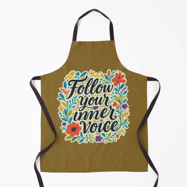 Item preview, Follow Your Inner Voice Vintage Floral Quote Graphic designed and sold by Miheerala.