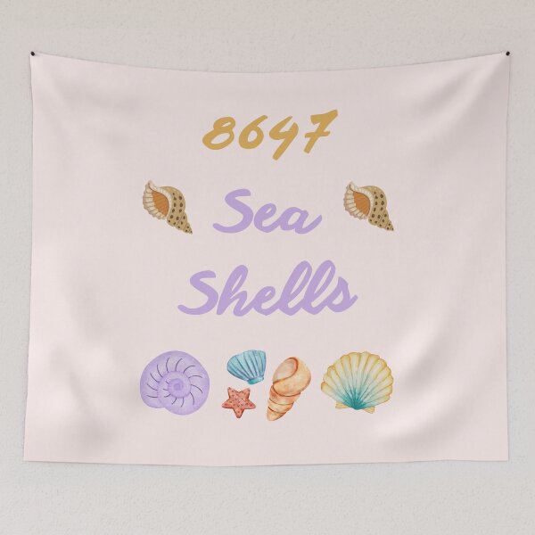 Item preview, 8647 Sea Shells Funny Gift For Shell Collectors designed and sold by WearFine.