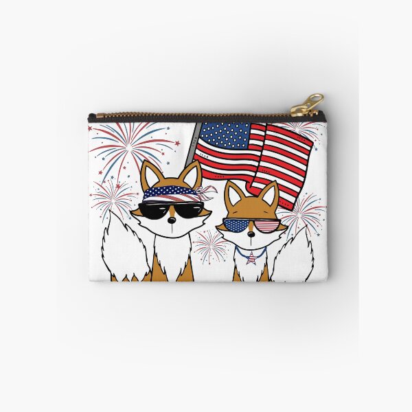 Item preview, Foxes Celebrating with Fireworks designed and sold by m2inspiration.