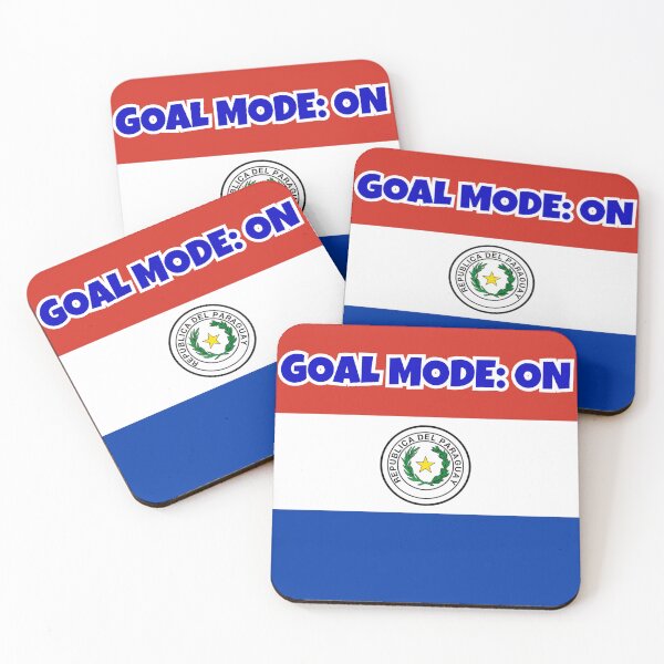 Item preview, Paraguay Soccer Fan Shirt – GOALMODE: ON Football Tee designed and sold by LovelyHappyGift.