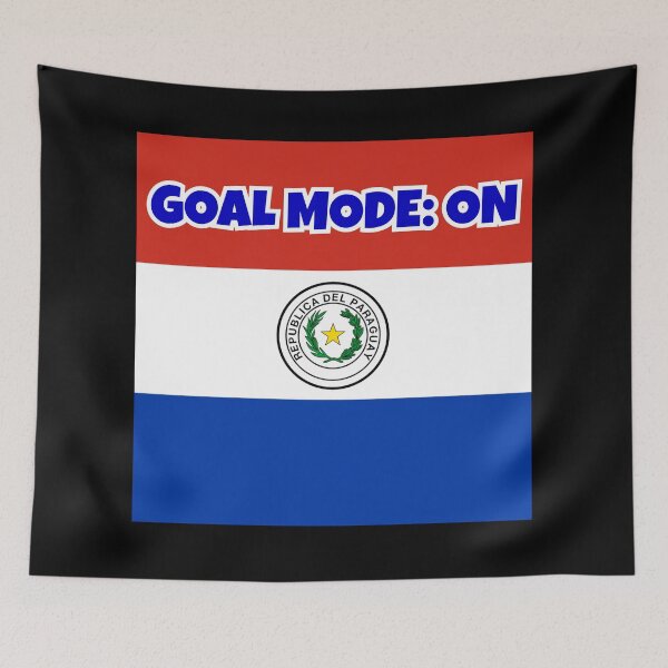 Item preview, Paraguay Soccer Fan Shirt – GOALMODE: ON Football Tee designed and sold by LovelyHappyGift.