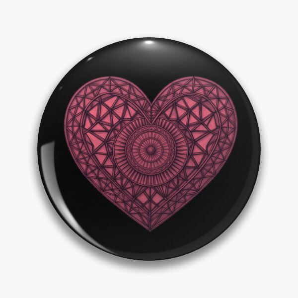 Item preview, Heart Sacred Geometry & Mandala Art designed and sold by Liberty4Punk.