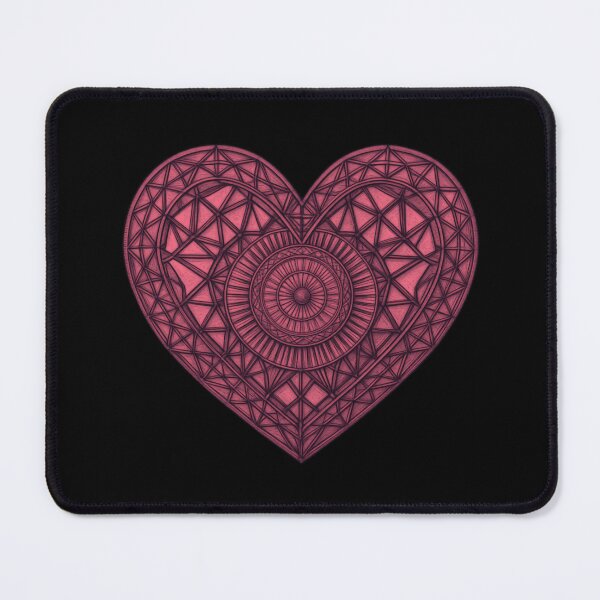 Item preview, Heart Sacred Geometry & Mandala Art designed and sold by Liberty4Punk.
