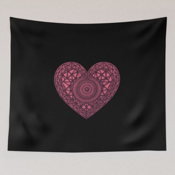 Item preview, Heart Sacred Geometry & Mandala Art designed and sold by Liberty4Punk.