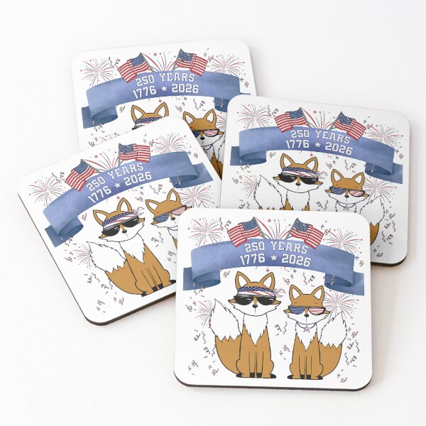 Item preview, Foxes Celebrating 250 Years designed and sold by m2inspiration.