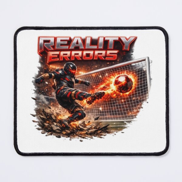 Item preview, Reality Errors – Futuristic Cyberpunk Football Goal Explosion Art designed and sold by THAMIM REALITY 2.0.