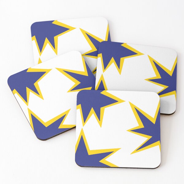 Item preview, Abstract Yellow and Blue Burst Shape designed and sold by MondayCoffin.