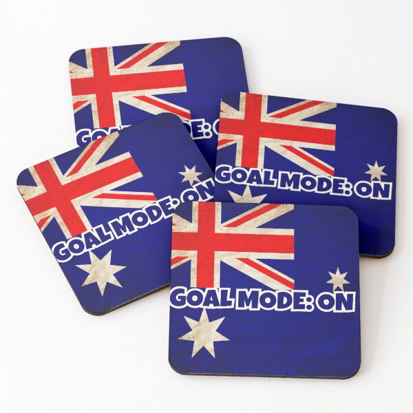Item preview, Australia Soccer Fan Shirt – GOALMODE: ON Football Tee designed and sold by LovelyHappyGift.